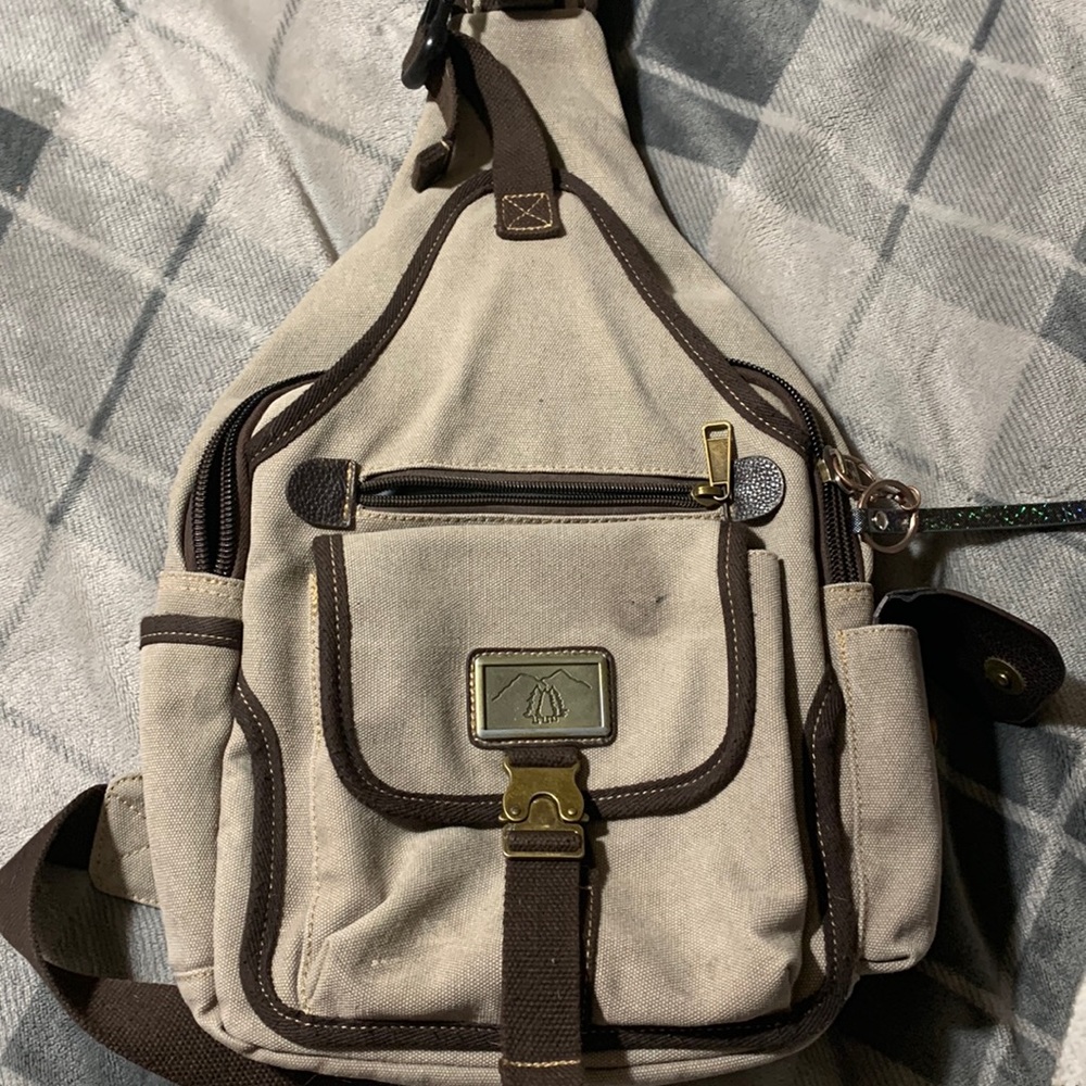 Cross strap backpack purse.